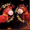 2026 Año del Caballo Festival de Primavera Nuevas Calcomanías de Vidrio de Dibujos Animados Bendición de Año Nuevo Pegatinas Estáticas para Decoración de Ambiente Festivo