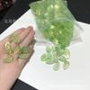 Comércio exterior qualidade 11*18mm magia colorido esmalte folhas convencionais tcheca folhas diy acessórios de jóias antigo saco de material antigo