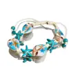 Pulseira de Conchas e Estrelas com Contas para Praia Oceânica de Verão Acessórios Estilo Férias Joias Exageradas de Alto Padrão Estilo Fresco para Mulheres