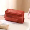 Conjunto de bolsa de malha para maquiagem de cinco peças bolsa de armazenamento de maquiagem para viagem bolsa de armazenamento de artigos de higiene pessoal portátil bolsa de armazenamento de moedas e documentos atacado
