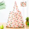 Bolsa de compras plegable de gran capacidad, bolso de mano portátil para supermercado, impresión de logotipo, bolsa de almacenamiento 190T, directo de fábrica