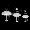 Material para modelo de mesa de arena, sombrilla para balcón, sombrilla para exteriores, sombrilla de playa, adornos, modelo de villa, sombrilla de patio