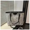 Bolsa Tote Casual para el Trabajo para Mujer, Gran Capacidad, Nuevo Estilo 2026, Diseño Sencillo de Retazos, Bolso de Hombro para Compras, Bolso de Mano para Estudiante