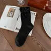 Meias Brancas de Cano Médio para Mulheres, Meias Finas Respiráveis de Verão com Laço de Fita Bolinhas Estilo Ballet, Meias Longas Folgadas