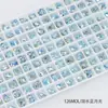 Dongzhou Pêssego Coração Arte de Unha Diamante Ponta Inferior Diamante de Vidro Brincos Colar Acessórios de Joia Explosão de Amor Diamante de Unha Atacado