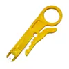Herramientas de Ferretería Fangbei Cuchillo Pelacables de Alambre Hoja Curva Hoja Recta Cuchillo Amarillo Pequeño Cuchillo Aislado para Electricista Cuchillo Pelacables de Red