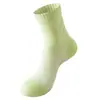 Calcetines Deportivos Profesionales para Mujer de Media Pantorrilla para Ciclismo, Running, Suela Gruesa con Toalla, Amortiguadores, Cuerda para Saltar, Fitness, Bádminton, Tenis