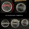 Pantalla de Lámpara de Cristal Estilo Europeo, Lámpara de Vela, Cuenco y Plato de Vidrio, Accesorios de Iluminación para Candelabros, Accesorios de Iluminación DIY para Lámparas de Pared, Piezas