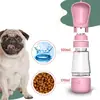 Garrafa de Água Portátil para Cachorro à Prova de Vazamento Dispenser de Água para Viagem para Filhotes para Passeio Caminhada Ao Ar Livre Beber com Uma Mão
