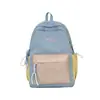 Mochila de Chicas Estilo Japonés Ins Fresca a Cuadros de Colores Dulces para Estudiantes de Secundaria y Preparatoria, Mochila Casual Simple de Gran Capacidad