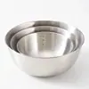 Tigela de Salada de Aço Inoxidável para Uso Doméstico, Tigela para Assar e Bater Ovos, Bacia para Lavar Legumes na Cozinha, Tigela para Misturar Salada, Tigela para Preparo de Alimentos