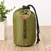 Bolsa de Nylon a Cuadros con Cordón Bolsa Cilíndrica con Cordón Bolsa de Almacenamiento para Chaqueta de Plumas Bolsa con Cordón Bolsa Organizadora de Viaje Bolsa de Empaque