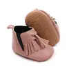 Zapatos de bebé zapatos para bebé y niño pequeño 0-1 años mujer suela suave piel sintética suave borla zapatos de bebé BJZ3139