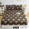 Juego de cama de verano fresco estilo pastoral floral con sábana bajera, colcha individual, funda de almohada, protector de colchón, funda protectora, ropa de cama