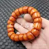 Pulseira de Contas Redondas de Cera de Abelha Artificial Couve Chinesa Casco de Tartaruga Ábaco Bead Pulseira Passepartout Pulseira Unissex