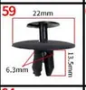 Adecuado para todos los series de automóviles, accesorios de hebilla de coche, hebilla de panel de puerta de expansión de parachoques de panel de puerta completo
