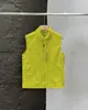 Colete esportivo de fleece para homens e mulheres, colete casual para atividades ao ar livre e corrida com gola alta, forrado com fleece e espessado. 13099
