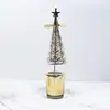 Venta al por mayor de fábrica Amazon INS Celebridad de Internet Árbol de vela aromática navideña Flujo de aire Árbol Portavelas Giratorio Linterna