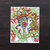 Venta al por mayor del fabricante Estilo Xizang Thangka Dorado de Colores Zakhilaam Vida Pasada y Presente Tara Verde Lienzo Thangka Reemplazable