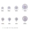 [Luminoso] Cuentas de Resina con Agujero Pasante Agujero Recto Cuentas Sueltas Paquete de Materiales para Pulsera Collar de Abalorios Hecho a Mano DIY