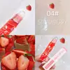 Óleo labial de contas para caminhar transfronteiriço, bálsamo labial hidratante, óleo de bola hidratante líquido, incolor, transparente, frutas, abacate, óleo labial