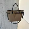 Bolso Tote Estilo Nuevo Bolso de Hombro Único Casual Moda Simple Transfronterizo Estilo Europeo y Americano Bolso de Mano para Mujer Otoño e Invierno Gran Capacidad Versátil