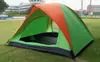 Tienda de Campaña Profesional para Exteriores Ultra Ligera, Doble Puerta, Doble Capa, para 3-4 Personas, Tres Estaciones, Impermeable