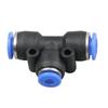Accesorios para bomba de aire tubo de aire conector rápido para carpintería PU componente neumático cilindro de tres vías tubo de vapor neumático auto-bloqueante directo