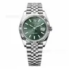 Reloj Laojia Datejust Esfera con Diamantes para Hombre Automático Mecánico Completo Luminoso Resistente al Agua Correa de Acero Inoxidable Reloj de Lujo