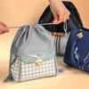 Bolsa para Ropa de Tela No Tejida Bolsa de Almacenamiento Grande a Prueba de Polvo Bolsa con Cordón Resistente a la Humedad Bolsa para Mujer Bolsa Protectora Se Puede Imprimir con Logo