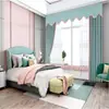 Ventas Directas de Fábrica 2020 Nuevo Estilo Cortinas Modernas Sencillas Cortina de Alta Sombreado Tela para Sala de Estar Dormitorio Cortinas Terminadas