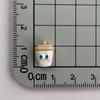 Mini tamanho pequeno Come Come Brinca Olhos Pão Bebida Resina Acessórios Brincos Arte de Unha Acessórios DIY Grampo de Cabelo Creme