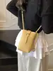 Bolsos de Mujer de Moda para Comercio Exterior 2025 Nueva Moda Versátil Exquisito Bolso Balde Hombro Cruzado para Teléfono