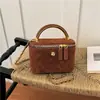 Bolso Pequeño de Lujo Ligero Estilo Chanel para Mujer 2026 Sensación Otoñal Bolso Cruzado Pequeño Casual de Gama Alta Dulce Bolso Caja