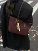 Bolsa de Ombro Versátil tipo Balde para Axila Grande Capacidade Feminina Casual Retrô Bolsa de Ombro Bolsa Tote para Ir ao Trabalho Comércio Exterior Transfronteiriço