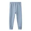 Calças de Outono Infantis com Forro de Lã, Leggings para Meninos, Calças Simples para Meninas, Calças Compridas Quentes, Calças de Tricô Espessas para Crianças Mais Velhas