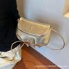 Bolso cruzado plisado de nicho estilo coreano 2024 Nuevo popular en Internet estilo extranjero Ins bolso de mensajero Bolso de hombro de moda para mujer