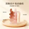 Masajeador de Cepillo para Acupresión y Masaje de Hombro, Cuello y Piernas, Cepillo para Meridianos de Espalda, Vejiga y Columna Vertebral, Masajeador de Doble Empuje y Raspado