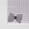 Novos Acessórios de Laço Xadrez de Tecido Feitos à Mão, Materiais DIY para Capa de Celular, Roupas, Sapatos, Meias, Acessórios de Vestuário