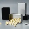 Caja de hierro esmerilado negra de utilería caja vacía muestra caja pequeña tarjeta línea de datos empaque de unidad USB actividades regalo caja de regalo pequeña