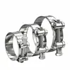 Abrazadera Reforzada de Acero Inoxidable 304 Estilo Europeo Abrazadera Fuerte para Manguera Abrazadera Engrosada y Ensanchada para Tubería de Agua 17-502mm