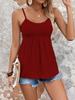 Amazon AliExpress transfronteiriço exclusivo malha bordado cor sólida costura camisola top