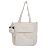 Bolso de hombro portátil de gran capacidad simple para combinar con todo, bolso tote para estudiante de chica suave para clase tutorial, para ir al trabajo, bolso bandolera