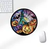 Serie de Halloween Creativa de Dibujos Animados Redonda Gruesa Oficina Estudio Escritorio de Computadora Alfombrilla Pequeña Popular Transfronteriza Mouse Pad