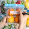 Bolsa de conservación de alimentos para cocina, de grado alimenticio doméstico, con doble sellado, bolsa de plástico transparente espesada para almacenamiento de alimentos.