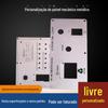 Placas de identificação de metal para máquinas e equipamentos sob medida, marcas registradas de máquinas, placas de identificação de alumínio com logotipo estampado, painéis de máquinas