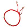 Pulsera de Cuerda Roja de Jade Hetian para Mujer Plata de Ley S925 2024 Nueva Pulsera Trenzada Roja para Pareja para el Año de Nacimiento