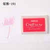40 Cores Papelaria Criativa Coreana DIY Carimbeira Companheira de Carimbo Carimbeira Colorida Carimbeira de Cintura Côncava Esponja Espessada