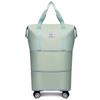 Bolsa de equipaje con rueda universal desmontable de gran capacidad, separación seca y húmeda, expansión de doble capa, bolsa de viaje para estudiantes universitarios