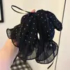Clip de Pelo de Lazo de Puntos Nueva Ola Dongdaemun Corea del Sur 2025 Nuevo Estilo Francés Moda Pinza para el Pelo para la Parte Posterior de la Cabeza
